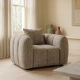 Venice Armchair - Mocha Fabric
