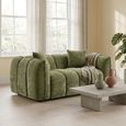 Venice Sofa - Green Fabric - 2 Seater