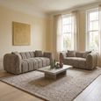 Venice Sofa Set - Mocha Fabric - 3+2 Seater