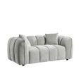 Venice Sofa - Grey Fabric - 2 Seater