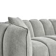 Venice Sofa - Grey Fabric - 2 Seater