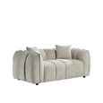 Venice Sofa Set - Beige Fabric - 3+2 Seater