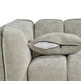 Venice Sofa Set - Beige Fabric - 3+2 Seater