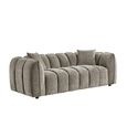 Venice Sofa Set - Mocha Fabric - 3+2+1 Seater
