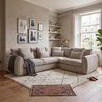 Mirabel Corner Sofa - Mocha Fabric - RHF