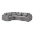 Mirabel Corner Sofa - Grey Fabric - LHF