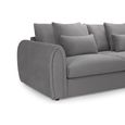 Mirabel Corner Sofa - Grey Fabric - LHF