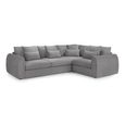Mirabel Corner Sofa - Grey Fabric - RHF