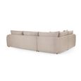 Mirabel Corner Sofa - Mocha Fabric - LHF