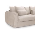 Mirabel Corner Sofa - Mocha Fabric - LHF