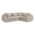 Mirabel Corner Sofa - Mocha Fabric - RHF