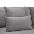 Mirabel Large Corner Sofa - Grey Fabric