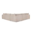 Mirabel Large Corner Sofa - Mocha Fabric