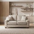 Nebraska Sofa - Beige Fabric - 2 Seater