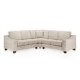Nebraska Corner Sofa Suite - Beige Fabric - Large