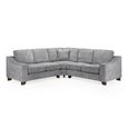 Nebraska Corner Sofa Suite - Slate Grey Fabric - Large