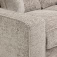 Nebraska Sofa Set - Beige Fabric - 3+2+1 Seater