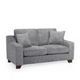 Nebraska Sofa - Slate Grey Fabric - 2 Seater