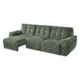 Dallas Electric Recliner Sofa Bed - Green - 3 Seater - Pull Out