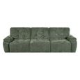 Dallas Electric Recliner Sofa Bed - Green - 3 Seater - Pull Out