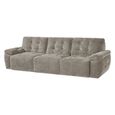 Dallas Electric Recliner Sofa Bed - Mushroom - 3 Seater - Pull Out
