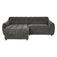 Florida Universal Corner Sofa Bed - Grey Fabric - Pull Out