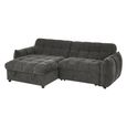 Florida Universal Corner Sofa Bed - Grey Fabric - Pull Out