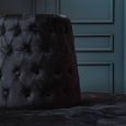 Hartford Sofa - Modular - Round - Black Velvet Fabric