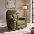 Cornwall Rise Recliner Armchair - Brown Fabric