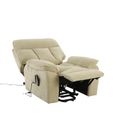 Cornwall Rise Recliner Armchair - Beige Fabric