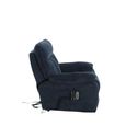 Cornwall Rise Recliner Armchair - Blue Fabric