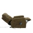 Cornwall Rise Recliner Armchair - Brown Fabric