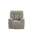 Cornwall Rise Recliner Armchair - Grey Fabric
