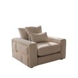Jupiter Armchair - Beige Fabric