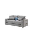Jupiter Sofa - Grey Fabric - 2 Seater