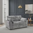Maxwell Sofa - Grey Fabric - 2 Seater