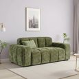 Paris Sofa - Olive Fabric - 2 Seater