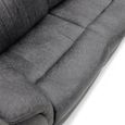 Leon Electric Recliner Sofa - Grey Fabric - 2 Seater