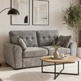 Maxwell Sofa - Grey Fabric - 3 Seater