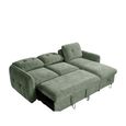 Moscow Universal Corner Sofa Bed - Green Fabric - Pull Out