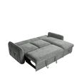 Moscow Universal Corner Sofa Bed - Grey Fabric - Pull Out