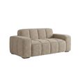 Paris Sofa - Beige Fabric - 2 Seater
