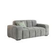 Paris Sofa - Grey Fabric - 2 Seater