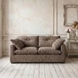 Quetta Sofa - Brown Fabric - 2 Seater