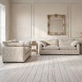 Quetta Sofa - Grey Fabric - 3+2 Seater