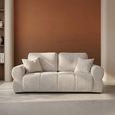 San Marino Sofa - Beige Fabric - 2 Seater