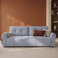 San Marino Sofa - Grey Fabric - 3 Seater