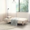 Regis Sofa Bed - Natural Fabric - 3 Seater - Click Clack