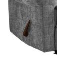 Cloud Manual Recliner Sofa - 2 Seater - Grey - Fabric
