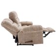 Cloud Manual Recliner Sofa - 3 Seater - Beige - Fabric